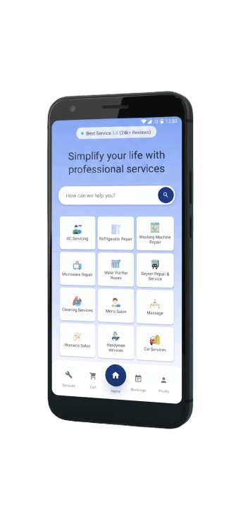 Serveasier Mobile App - Primary View